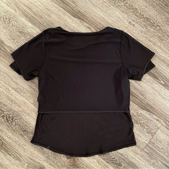 Lululemon Double Layer Short Sleeve Mesh Top - Picture 6 of 9